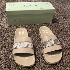 OFF WHITE slides